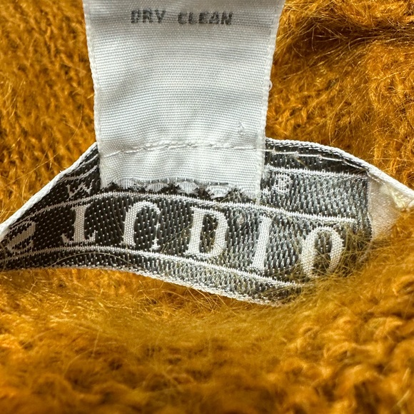 Studio Michelle Stuart Vintage Cardigan Sweater Mohair Blend Brown Medium - Picture 7 of 7